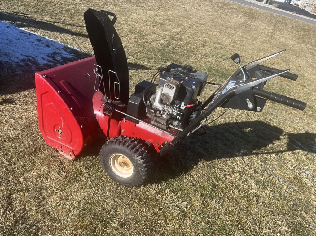 3 snowblowers and 2 engines