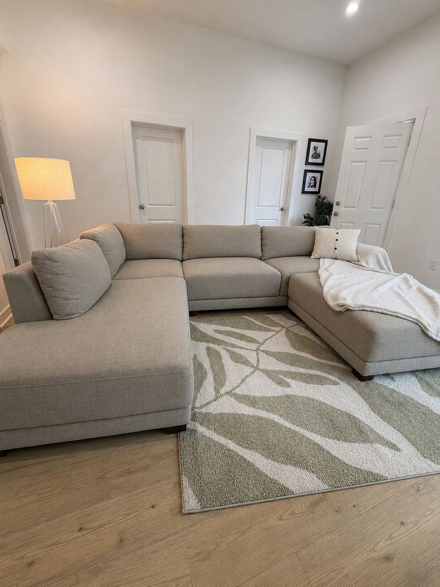Large Sectional + ottoman 