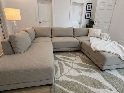 Large Sectional + ottoman