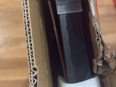 New Black Door Frame Piece Trim for Window/Door Installation, Wood Finish