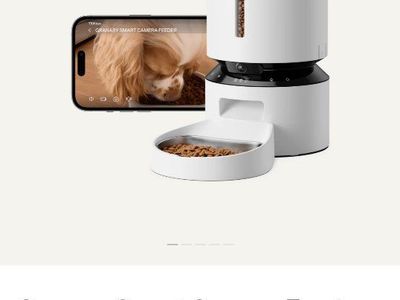 PETLIBRO Granary Smart Camera Feeder with Wi-Fi, App-Powered, 1080p Cam & Night Vision
