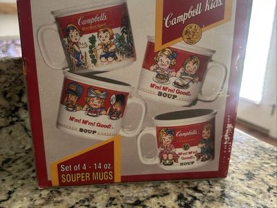 Campbell Kids Souper Mugs NEVER USED
