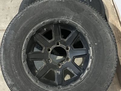 4 Trailer tires with rims for sale