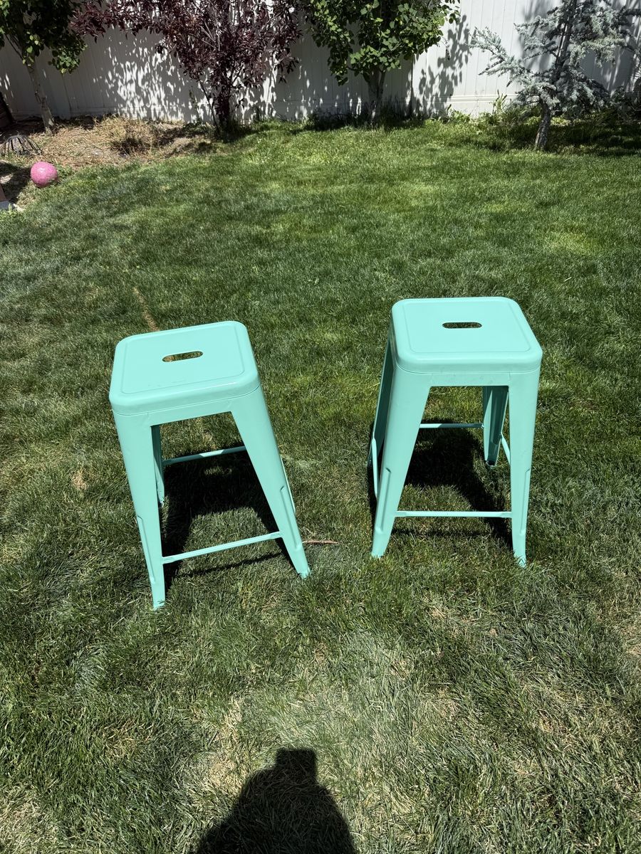 Metal chairs