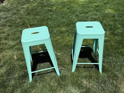 Metal chairs