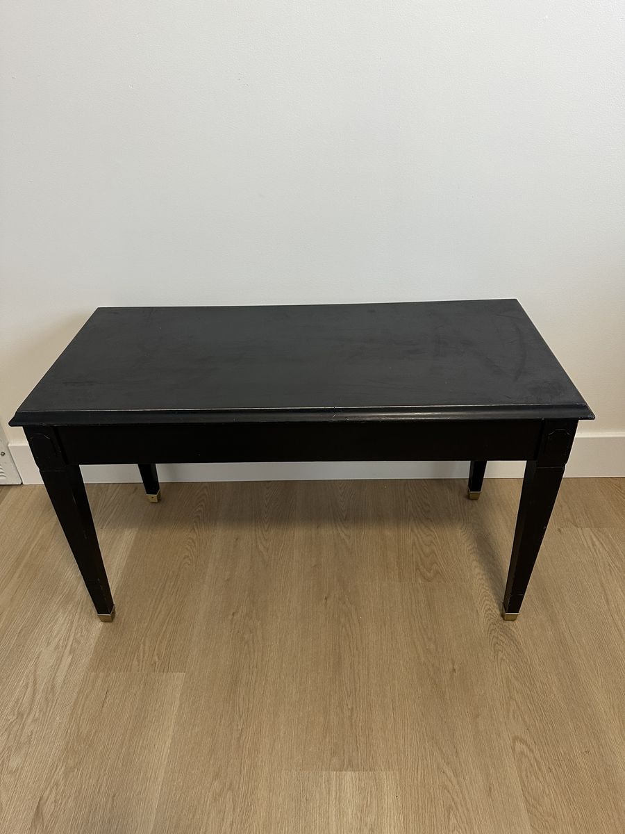 Wide Duet Piano Bench with Storage