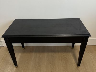Wide Duet Piano Bench with Storage