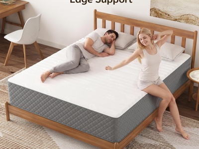 PurrJoys Full Mattress, 12 Inch Cooling-Gel Memory Foam and Pocket Spring Hybrid Mattress, Full Size Mattress in a Box