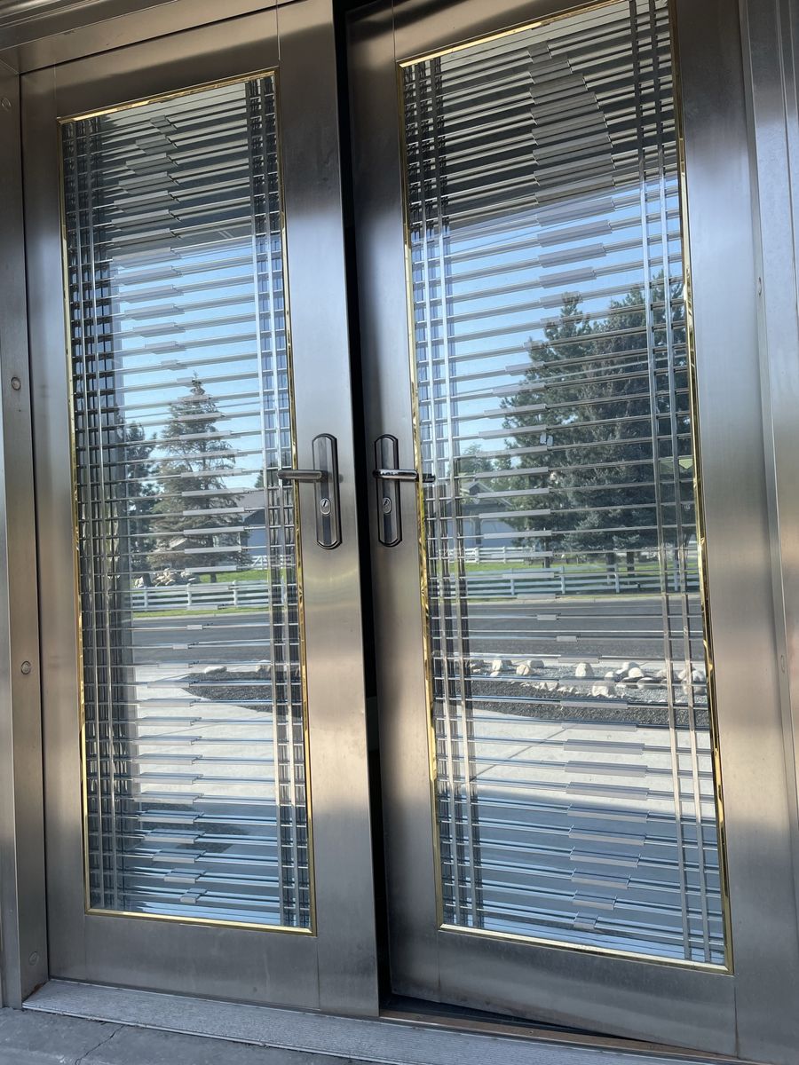 metal door