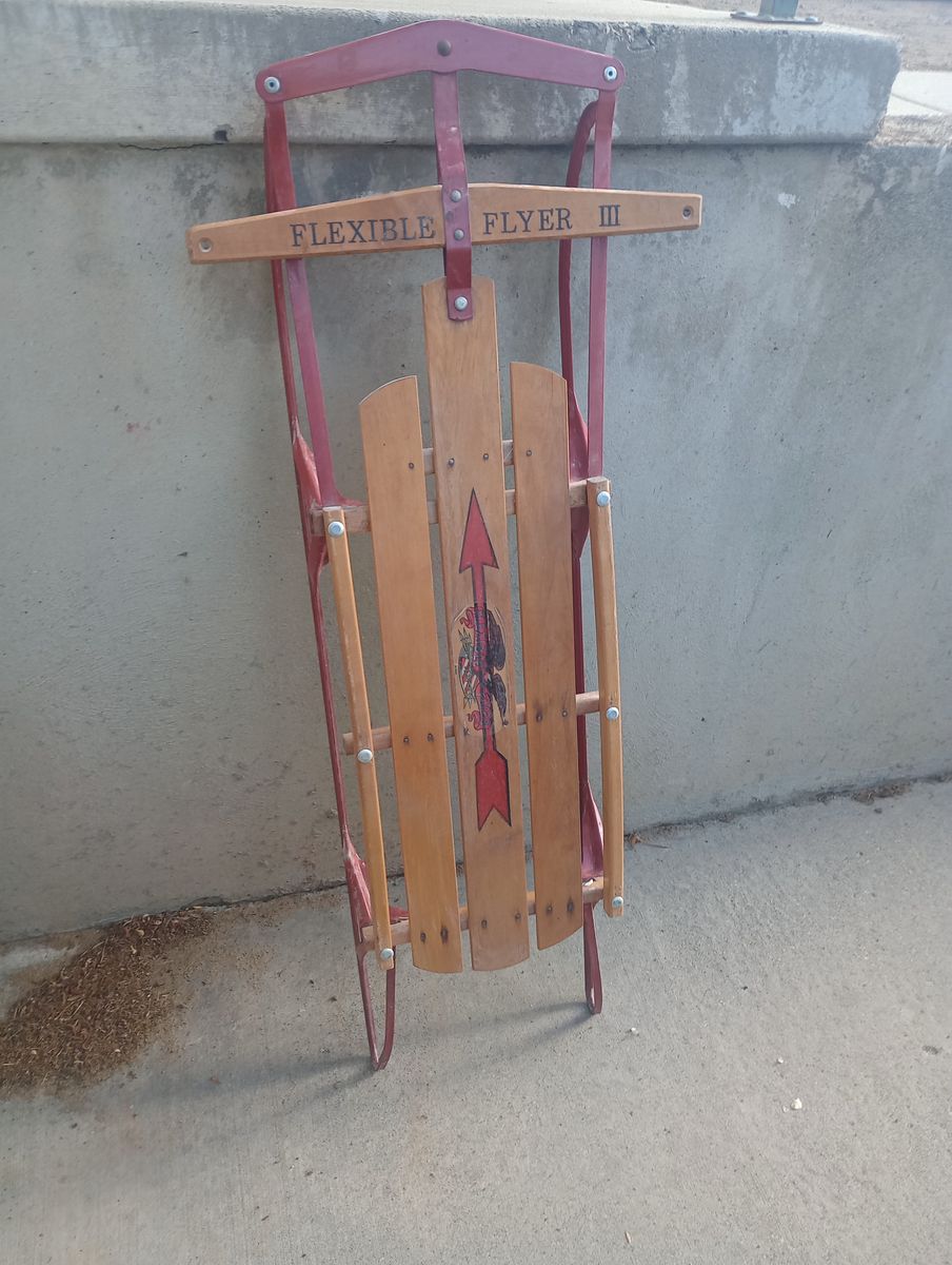 Antique American Flyer III Sled