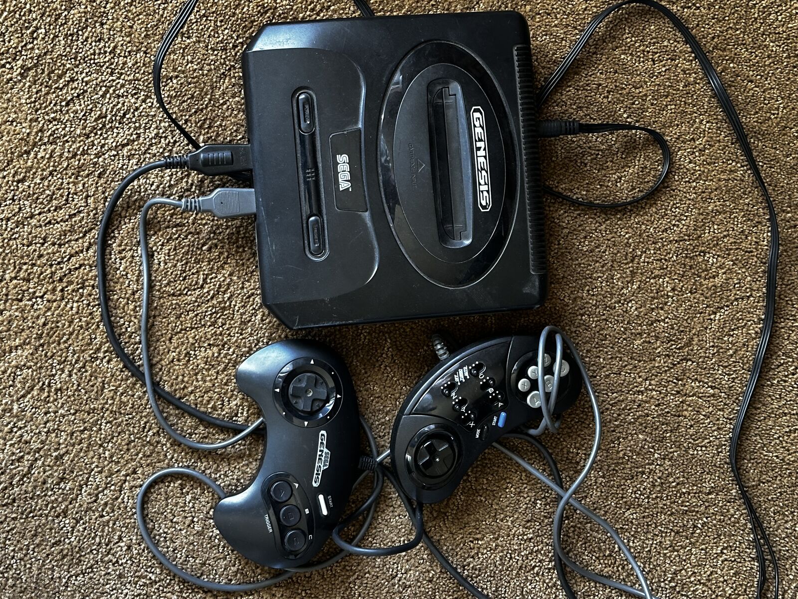 Sega genesis game system with 11 games