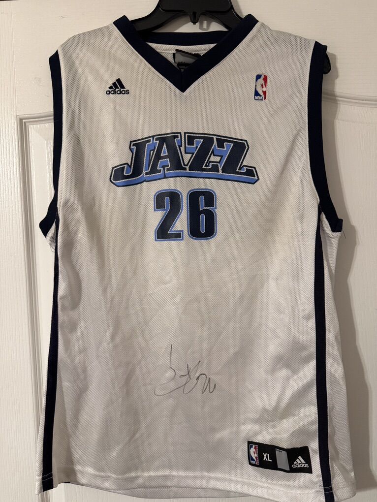 Utah Jazz Autographed Jersey