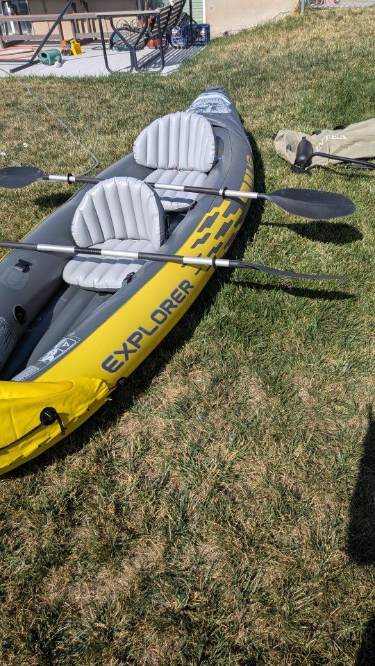 Intex Explorer K2 2-Person Inflatable Kayak with Oars