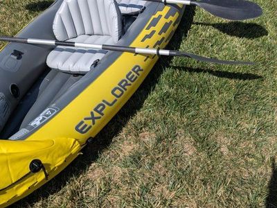 Intex Explorer K2 2-Person Inflatable Kayak with Oars