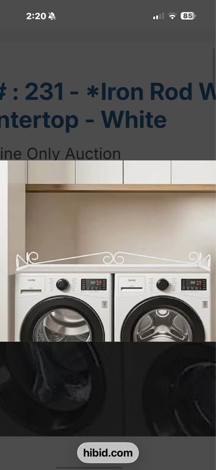 Washer/Dryer Countertop Topper
