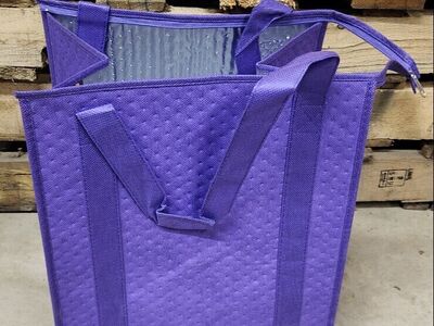 Thermo-Tote Zippered Bag w/ Handles 13" x 15" x 10"