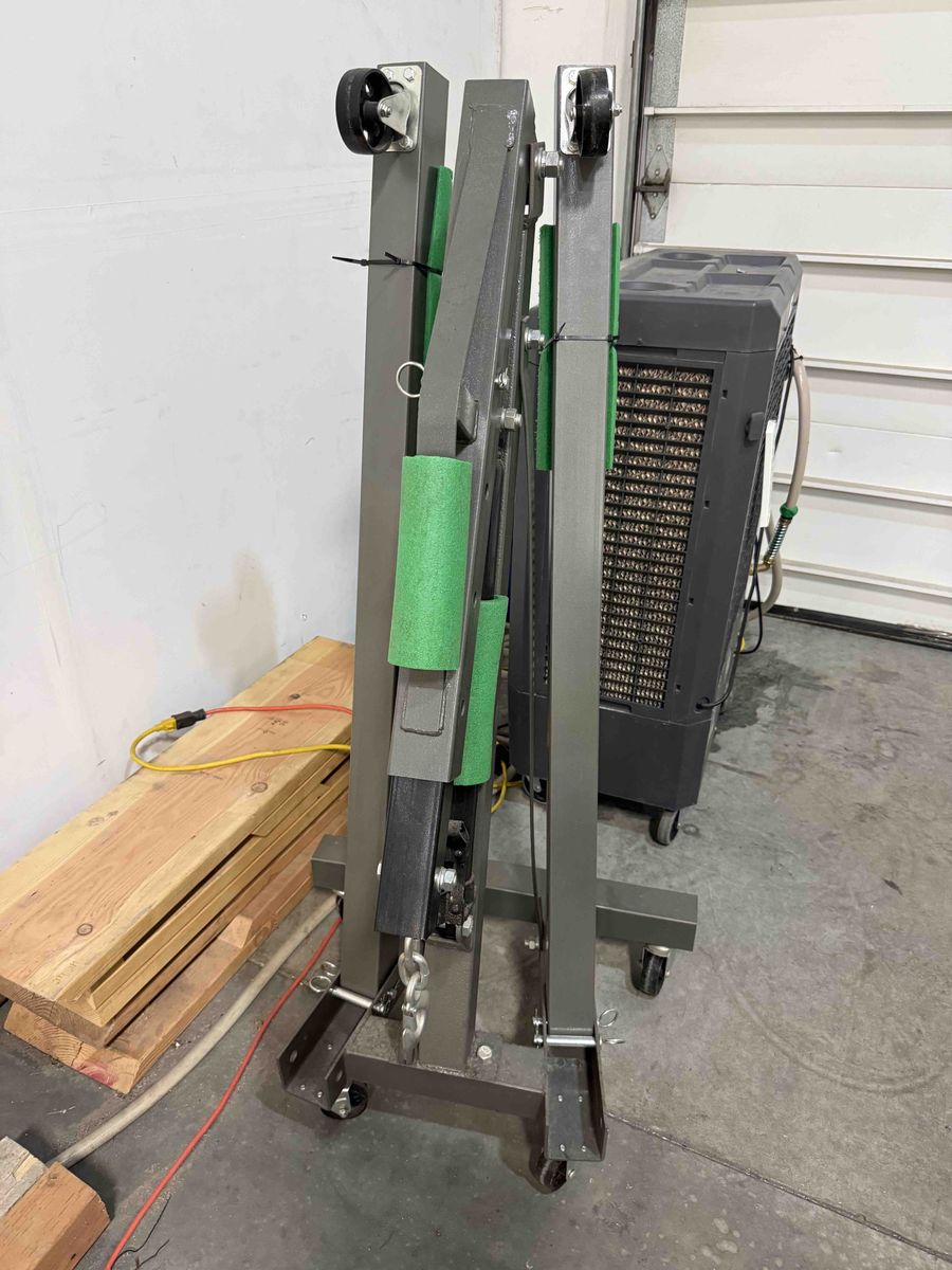 PITTSBURGH 1 Ton Capacity ASME-PASE Certified Foldable Shop Crane