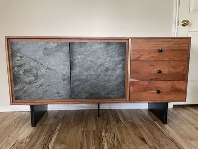 Solid Wood Media console