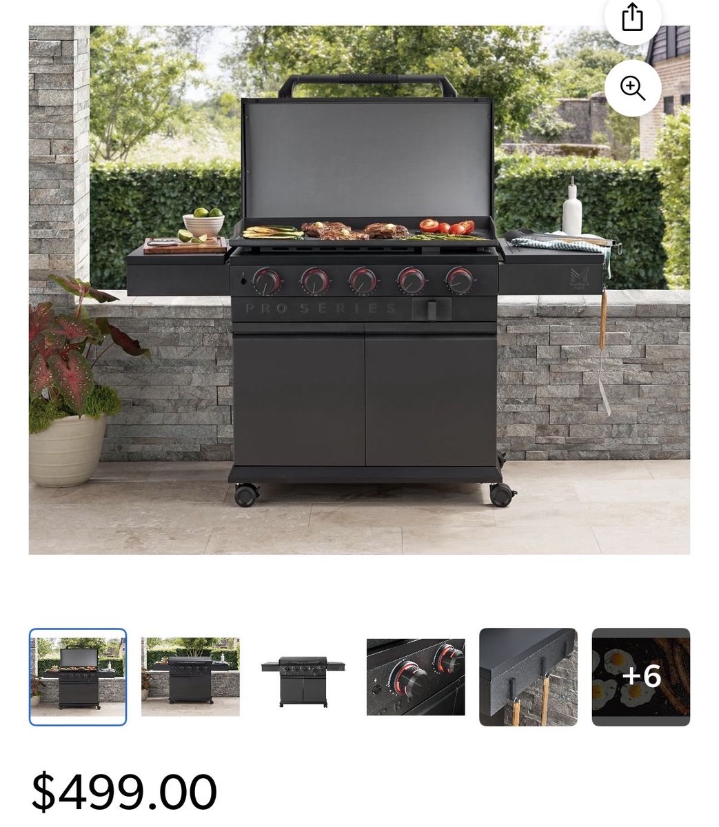 5 burner gas grill - brand new