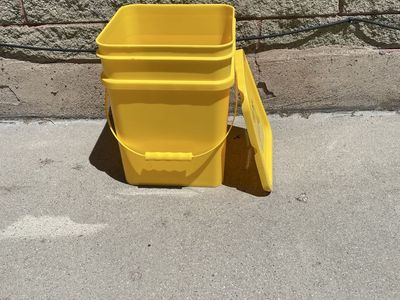 Buckets with lids