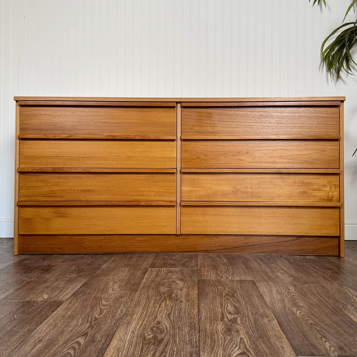 Mid-Century Modern Danish Teak 8-Drawer Dresser