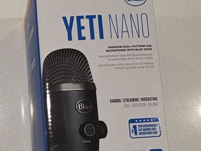 Blue Yeti Nano Premium USB Black Microphone