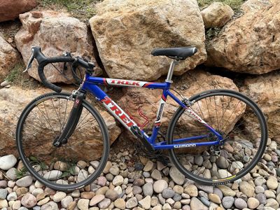 Trek Road Bike - Blue, White, Red Shimano Components 650x25C Tires