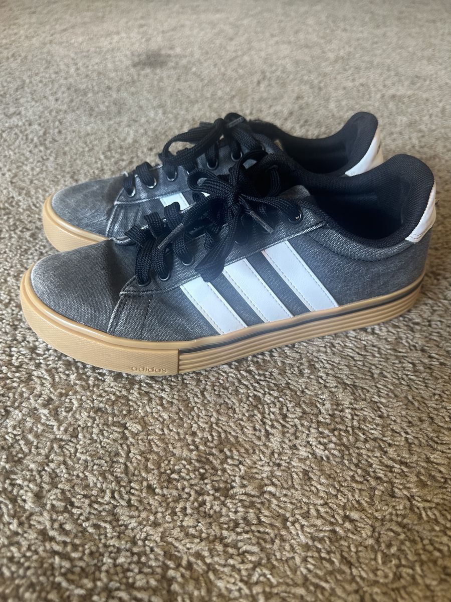Gray Adidas Size 8