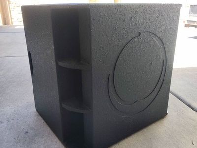 Turbosound Milan M18B 2200W 18 inch Powered Bandpass Subwoofer + Cover for DJ, Band, PA System