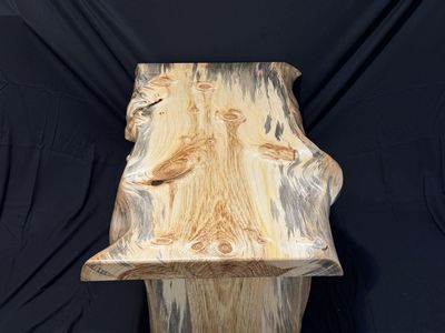 Custom Pine Live Edge Coffee Table