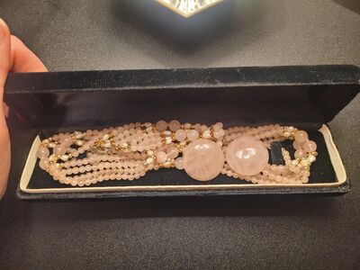 Rose Quartz Jewelry Set