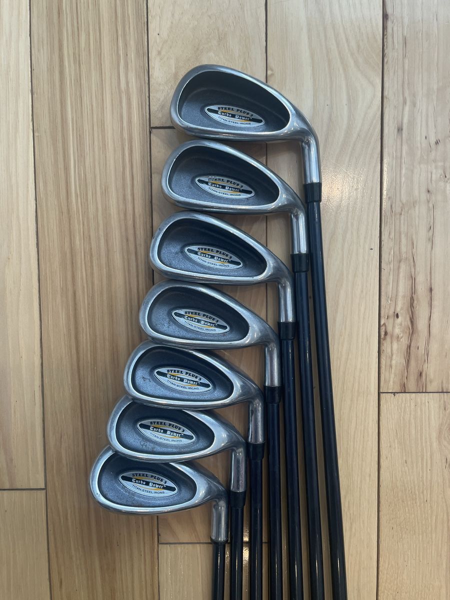 Turbo Power Steel Plus 3 Iron Set Goof Clubs