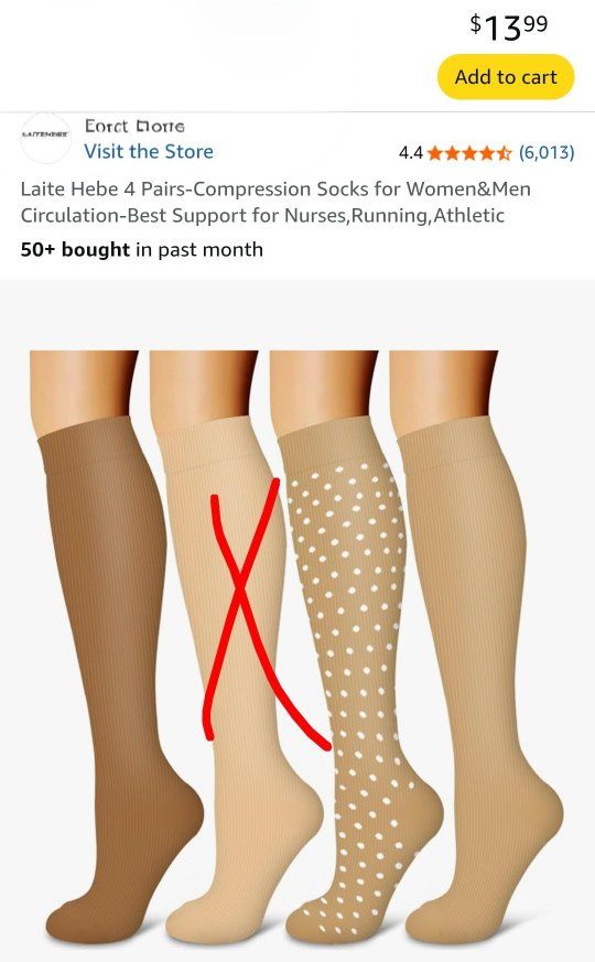 Women's New Compression Socks S/M