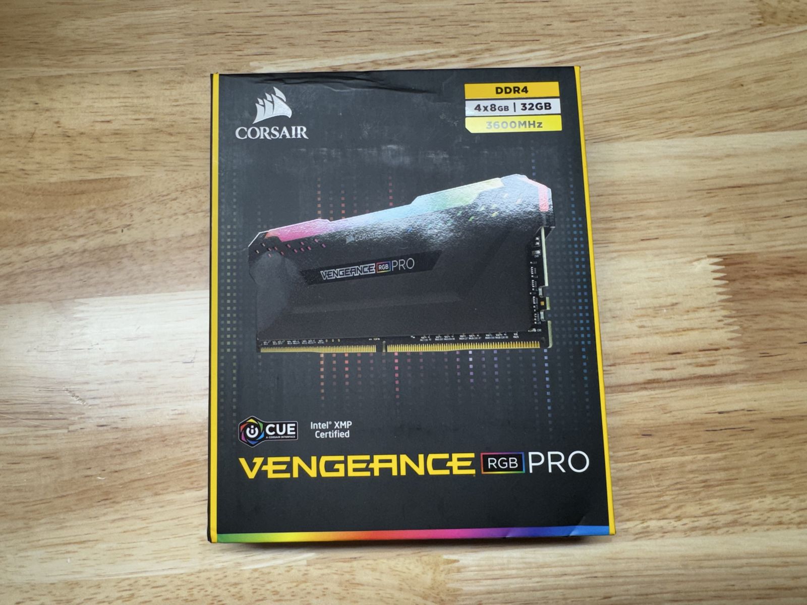 Corsair Vengeance RGB Pro 32GB (4x8GB) DDR4 3600MHz Desktop RAM