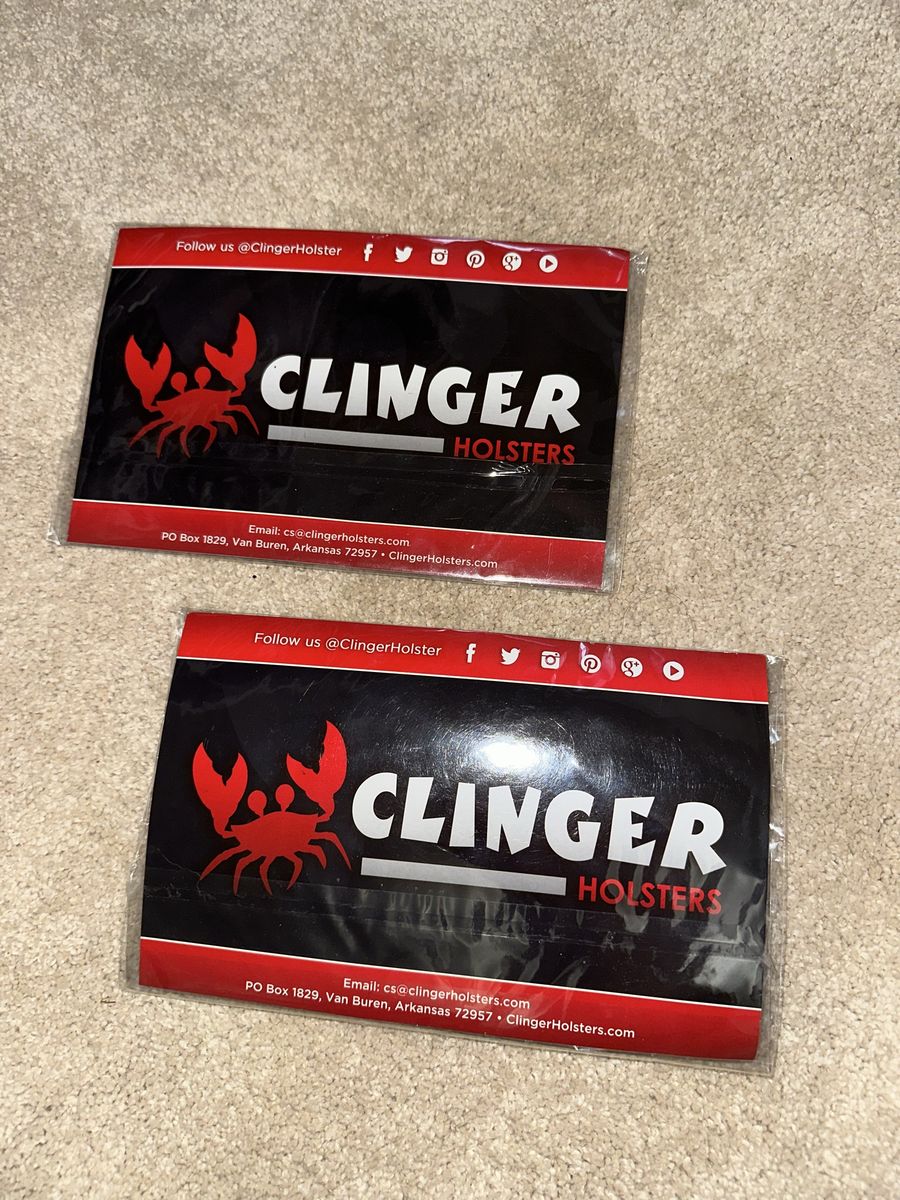 Clinger Holsters Cushions - Lot of 2 New in Packaging