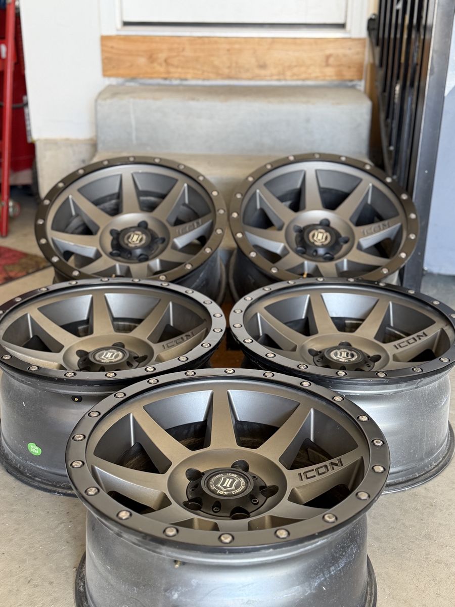 Icon Rebound Jeep Rims Fits JK, JL, Gladiator