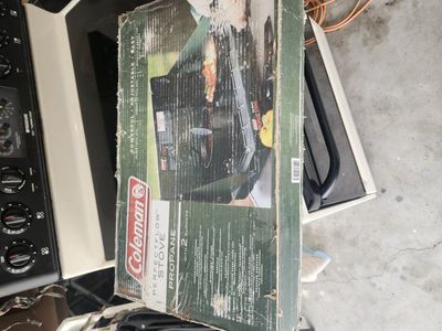 coleman 2 burner propane stove