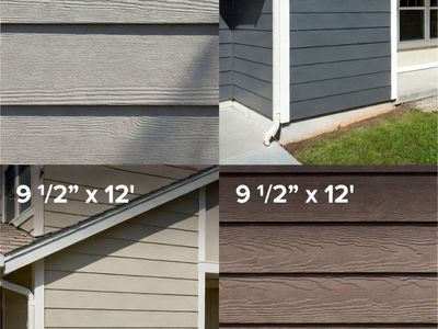 Fiber Cement Lap Siding - 9.5” x 12’ x 5/16”