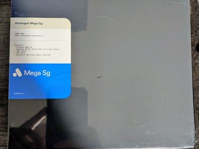 Analogue Mega Sg BLACK - FPGA Sega Genesis 1080p HDMI - USA - New Sealed