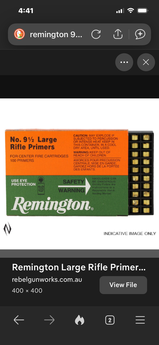 1540 Remington 9 1/2 Large rifle primers