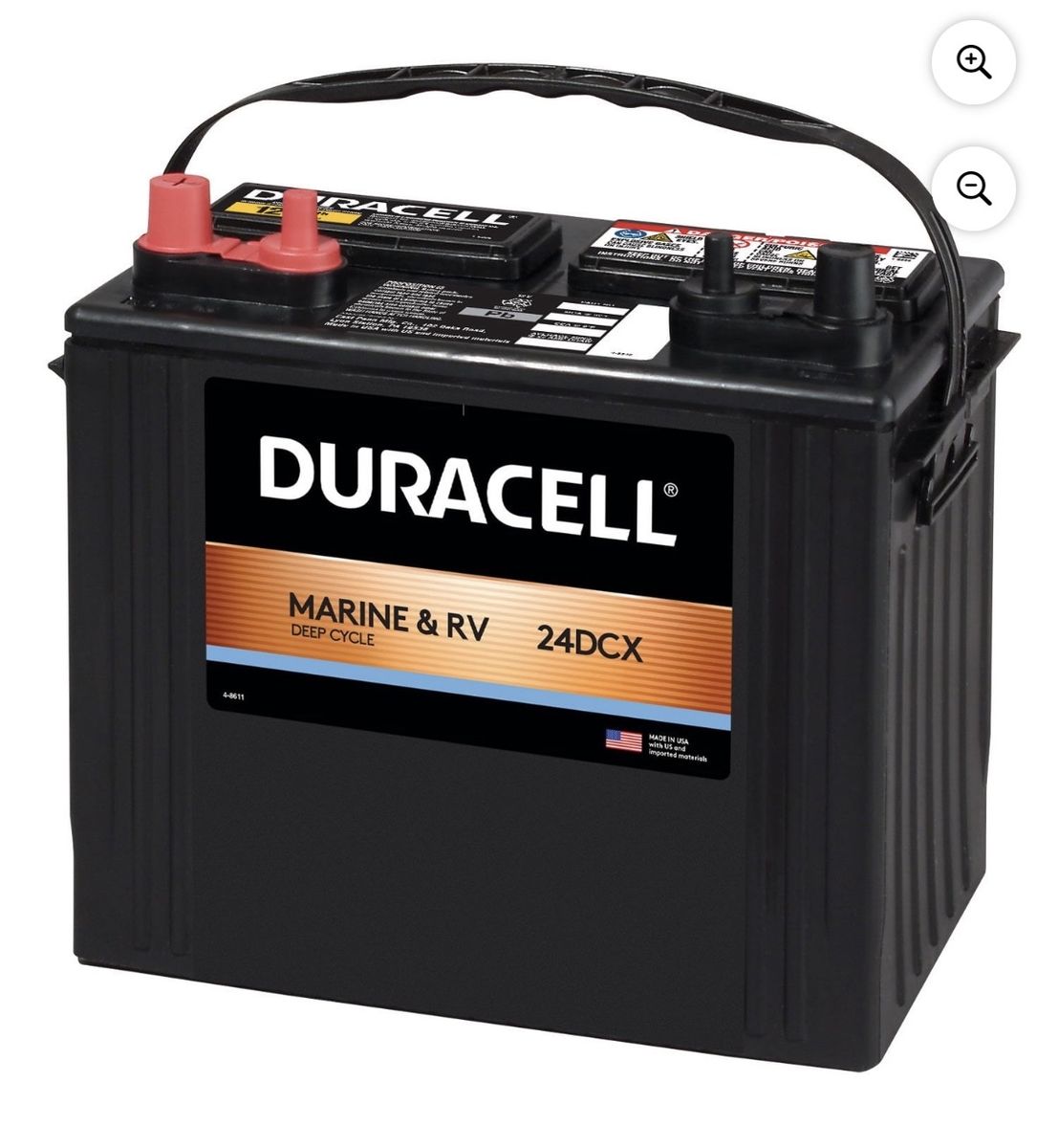 Duracell 24DCX Marine & RV Deep Cycle Lead Acid Batteries (2-Pack)