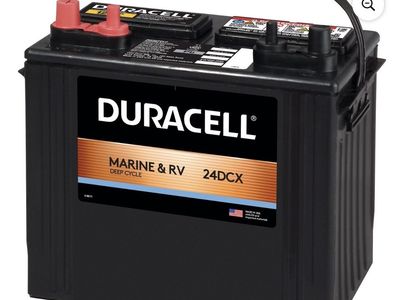 Duracell 24DCX Marine & RV Deep Cycle Lead Acid Batteries (2-Pack)