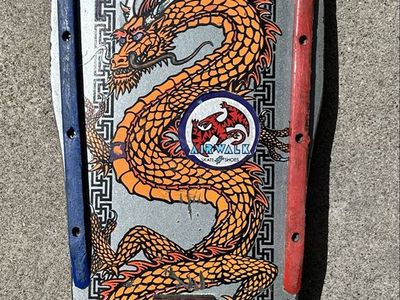 1986 Powell Peralta Caballero Dragon Skateboard Tracker Trucks Cross Bones