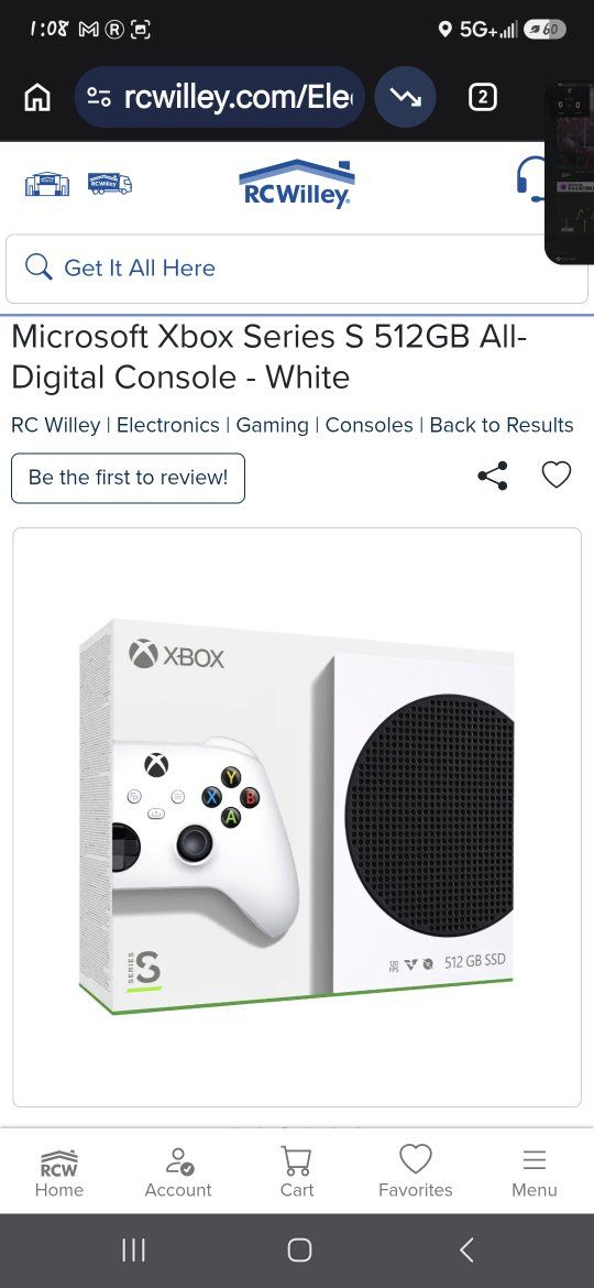 Microsoft Xbox Series S 512GB All-Digital Console - White