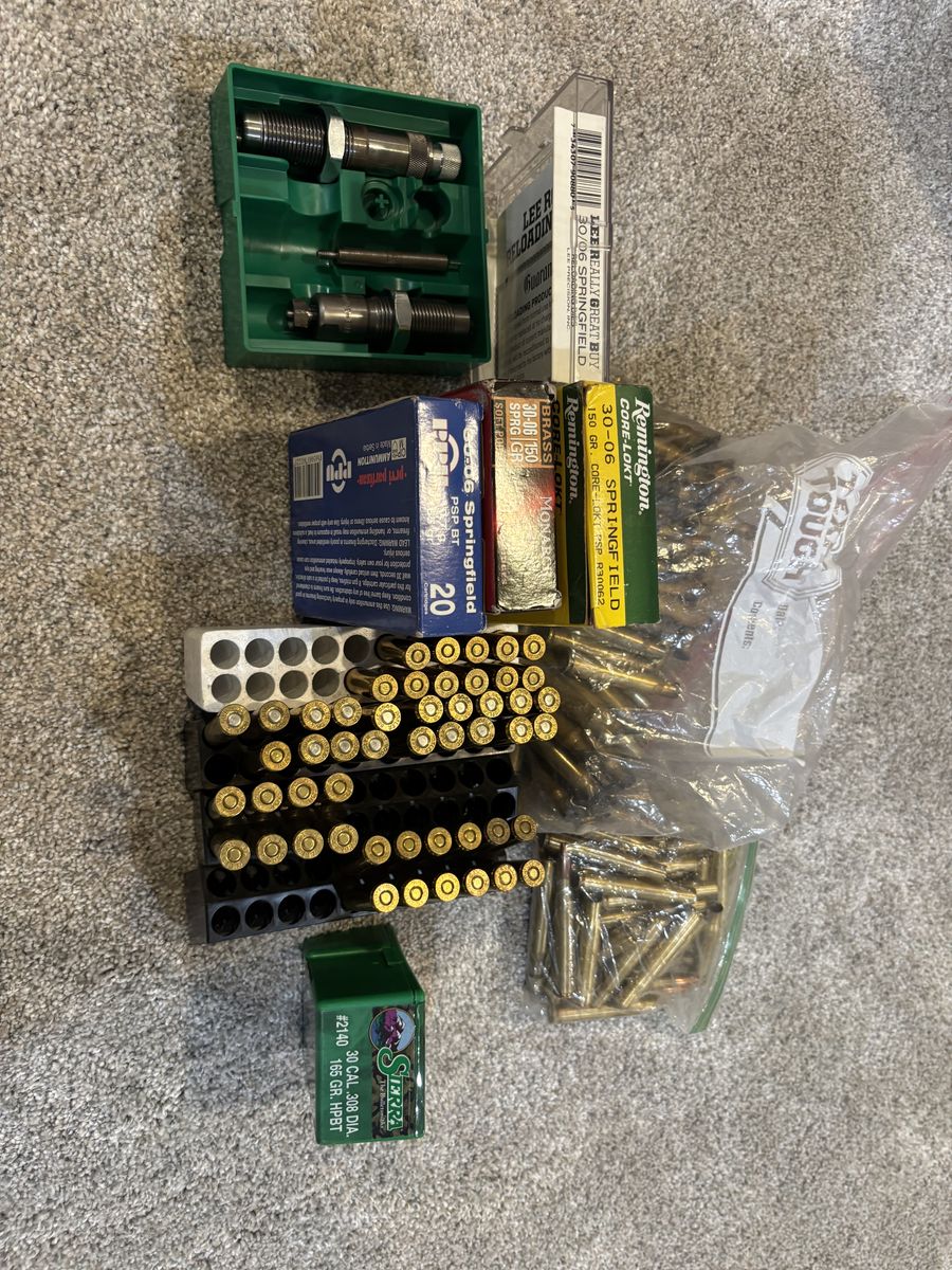 .30-06 Ammo, Bullets, Brass, Dies
