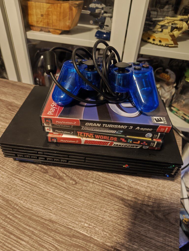 ps2 phat 4 games 1 controller