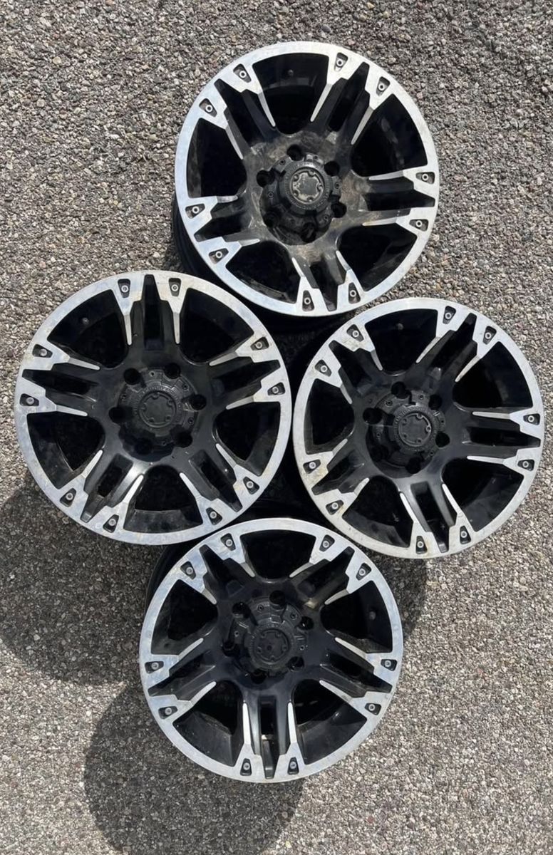 16x8 inch offroad wheels 6-5.5 lug pattern