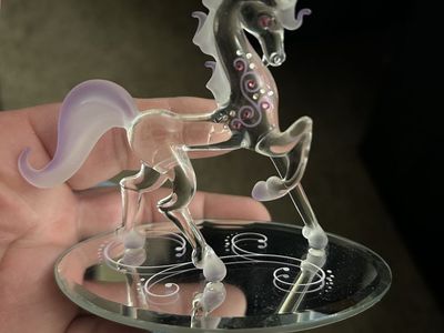 Glass unicorn
