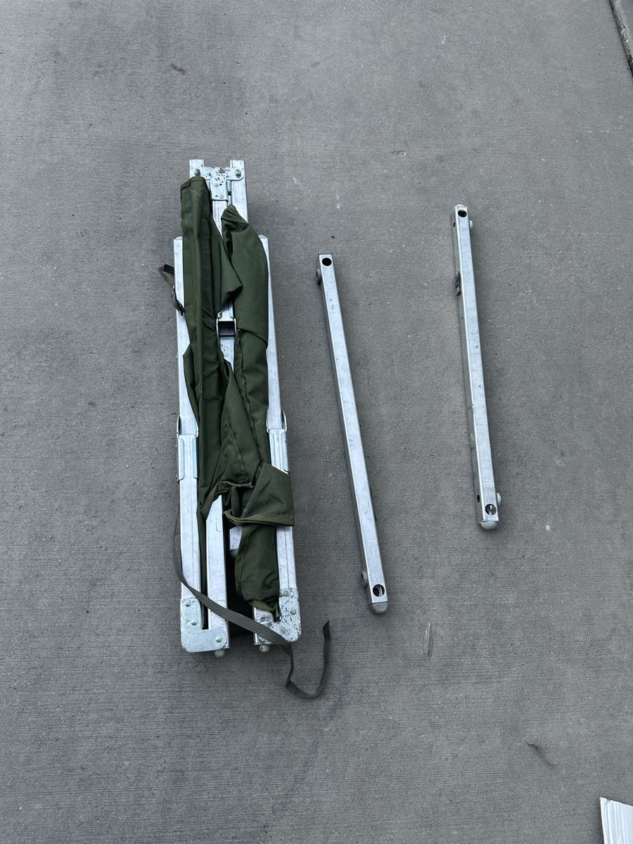Military camping cot