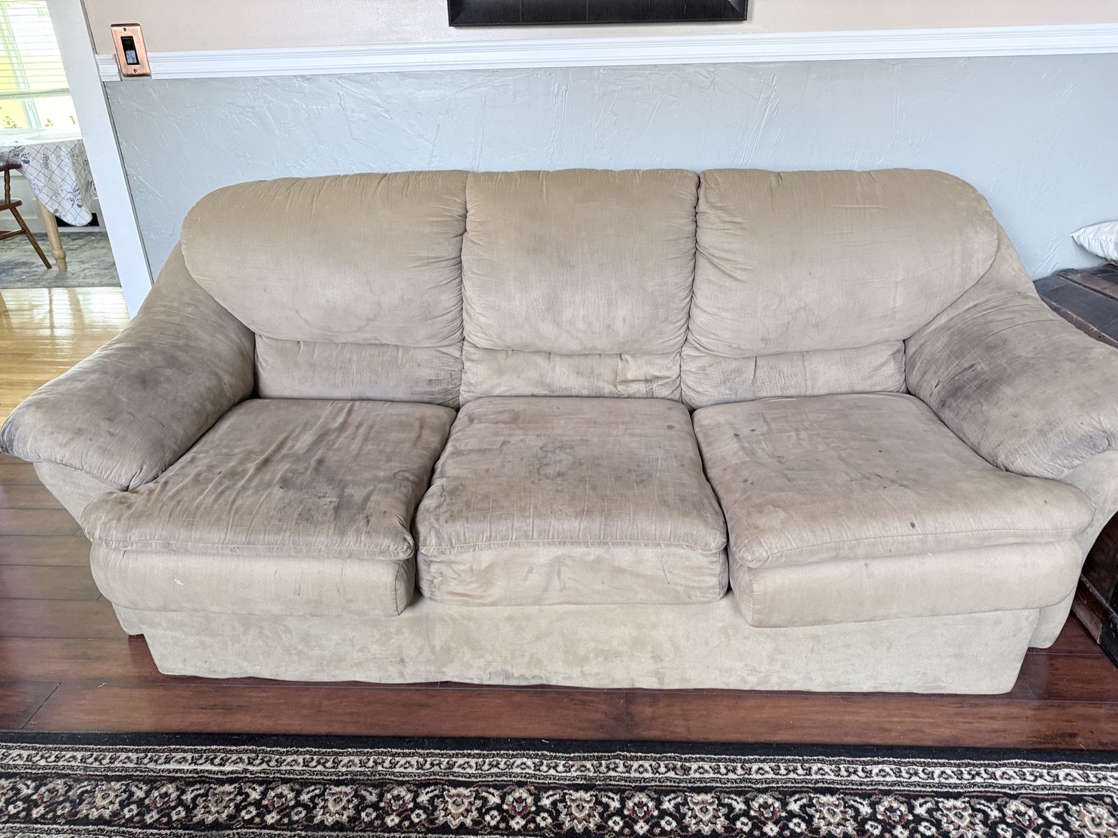 Comfy micro fiber couch